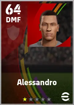 Alessandro eFootball 2026 player card — 64 OVR DMF