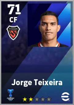 Jorge Teixeira eFootball 2026 player card — 71 OVR CF