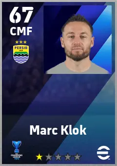Marc Klok eFootball 2026 player card — 67 OVR CMF