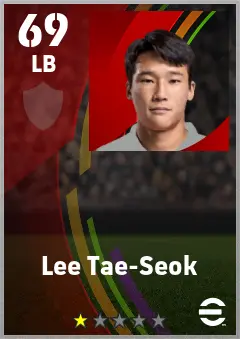 Lee Tae-Seok eFootball 2026 player card — 69 OVR LB