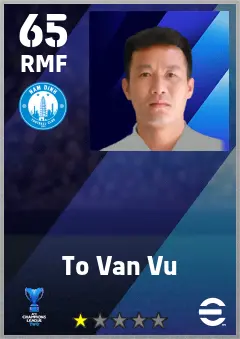 To Van Vu eFootball 2026 player card — 65 OVR RMF