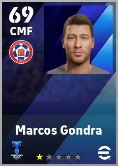 Marcos Gondra eFootball 2026 player card — 69 OVR CMF