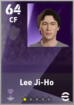 Lee Ji-Ho eFootball 2026 player card — 64 OVR CF