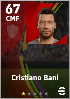 Cristiano Bani eFootball 2026 player card — 67 OVR CMF