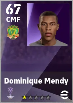 Dominique Mendy eFootball 2026 player card — 67 OVR CMF