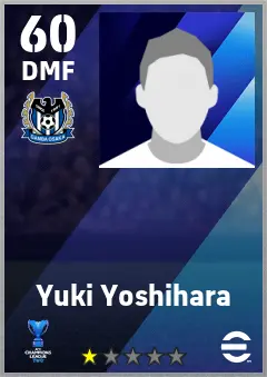 Yuki Yoshihara eFootball 2026 player card — 60 OVR DMF