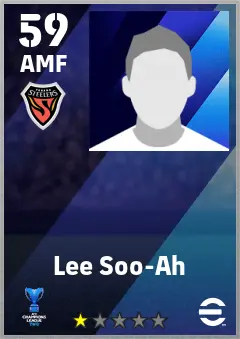 Lee Soo-Ah eFootball 2026 player card — 59 OVR AMF