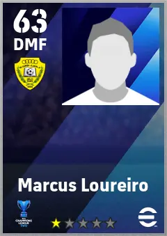 Marcus Loureiro eFootball 2026 player card — 63 OVR DMF