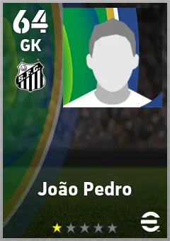Joao Pedro eFootball 2026 player card — 64 OVR GK