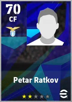 Petar Ratkov eFootball 2026 player card — 70 OVR CF