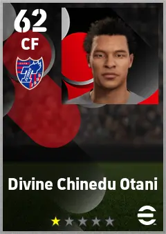 Divine Chinedu Otani eFootball 2026 player card — 62 OVR CF