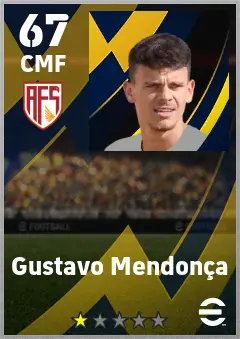 Gustavo Mendonca eFootball 2026 player card — 67 OVR CMF