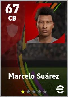 Marcelo Suarez eFootball 2026 player card — 67 OVR CB
