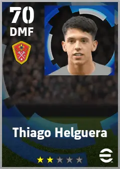 Thiago Helguera eFootball 2026 player card — 70 OVR DMF