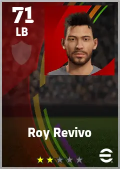 Roy Revivo eFootball 2026 player card — 71 OVR LB