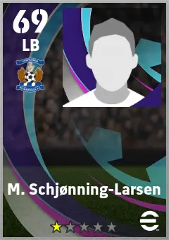 M. Schjonning-Larsen eFootball 2026 player card — 69 OVR LB