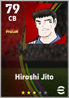 Hiroshi Jito eFootball 2026 player card — 79 OVR CB