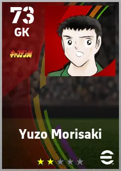 Yuzo Morisaki eFootball 2026 player card — 73 OVR GK