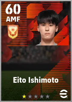 Eito Ishimoto eFootball 2026 player card — 60 OVR AMF