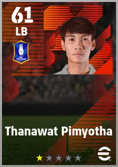 Thanawat Pimyotha eFootball 2026 player card — 61 OVR LB
