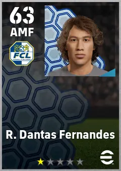 R. Dantas Fernandes eFootball 2026 player card, 63 OVR AMF