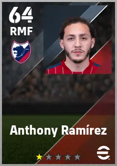 Anthony Ramirez eFootball 2026 player card — 64 OVR RMF