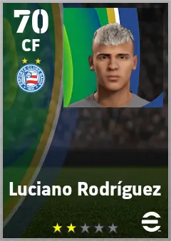 Luciano Rodriguez eFootball 2026 player card — 70 OVR CF