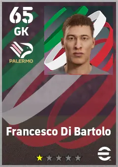 Francesco Di Bartolo eFootball 2026 player card — 65 OVR GK