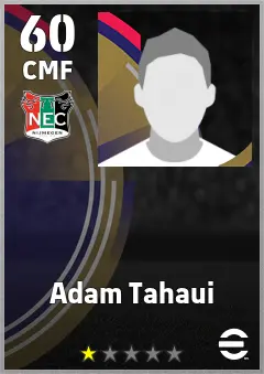 Adam Tahaui eFootball 2026 player card, 60 OVR CMF