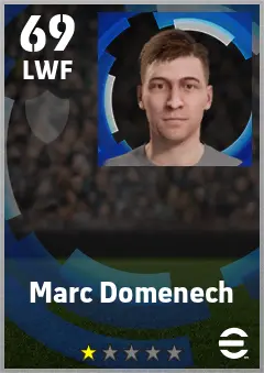 Marc Domenech eFootball 2026 player card — 69 OVR LWF