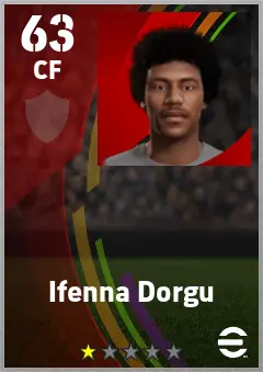 Ifenna Dorgu eFootball 2026 player card — 63 OVR CF