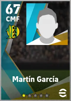 Martin Garcia eFootball 2026 player card — 67 OVR CMF