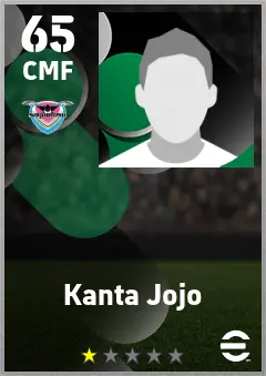 Kanta Jojo eFootball 2026 player card — 65 OVR CMF