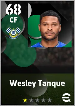 Wesley Tanque eFootball 2026 player card — 68 OVR CF