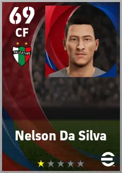 Nelson Da Silva eFootball 2026 player card — 69 OVR CF