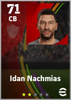 Idan Nachmias eFootball 2026 player card — 71 OVR CB