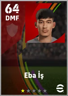 Eba Is eFootball 2026 player card — 64 OVR DMF