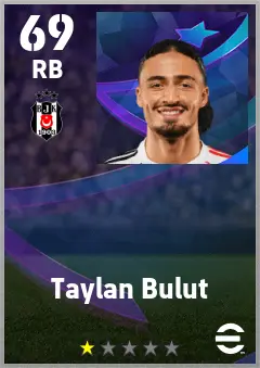 Taylan Bulut eFootball 2026 player card — 69 OVR RB