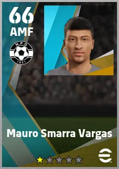 Mauro Smarra Vargas eFootball 2026 player card — 66 OVR AMF