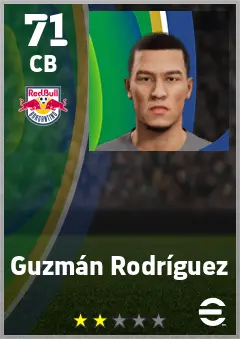 Guzman Rodriguez eFootball 2026 player card — 71 OVR CB