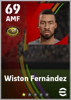 Wiston Fernandez eFootball 2026 player card — 69 OVR AMF