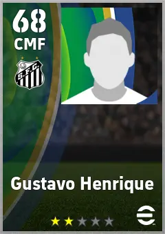 Gustavo Henrique eFootball 2026 player card — 68 OVR CMF