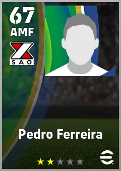 Pedro Ferreira eFootball 2026 player card — 67 OVR AMF