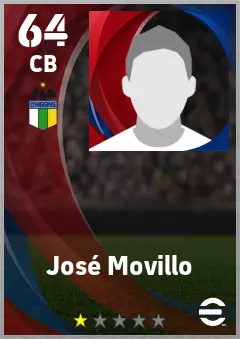 Jose Movillo eFootball 2026 player card — 64 OVR CB