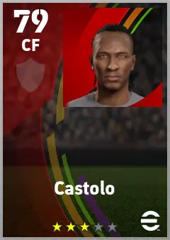 Castolo eFootball 2026 player card — 79 OVR CF