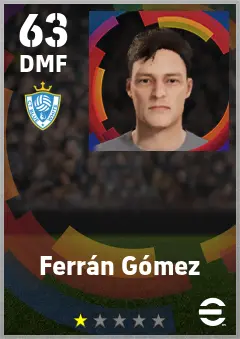 Ferran Gomez eFootball 2026 player card — 63 OVR DMF