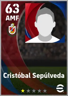 Cristobal Sepulveda eFootball 2026 player card — 63 OVR AMF