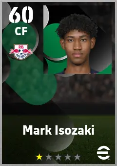Mark Isozaki eFootball 2026 player card — 60 OVR CF