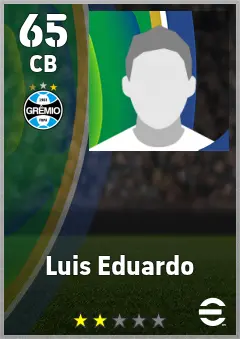 Luis Eduardo eFootball 2026 player card — 65 OVR CB