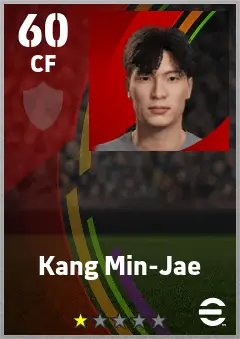 Kang Min-Jae eFootball 2026 player card — 60 OVR CF